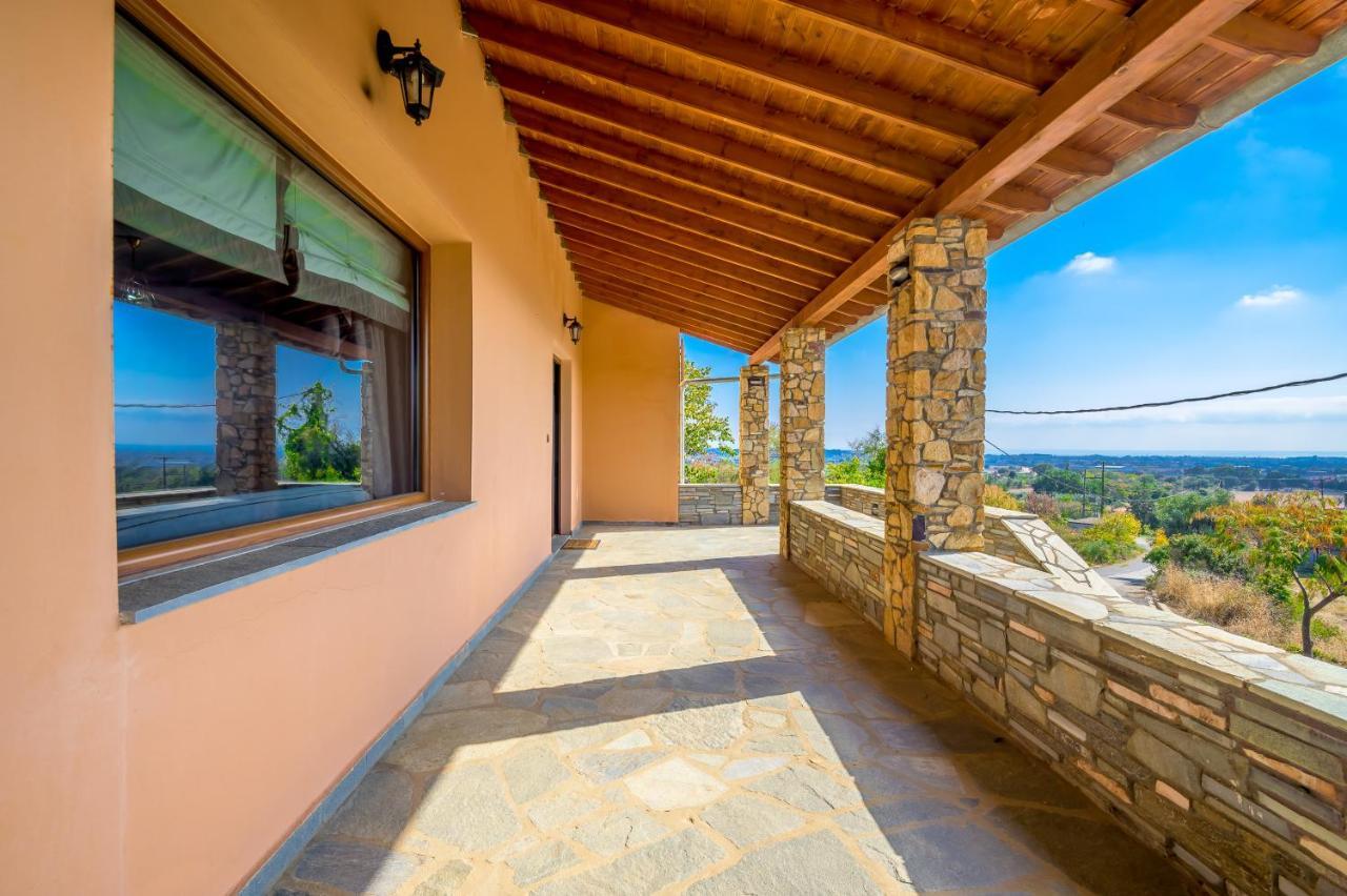 Luxurious Villa With Gorgeous View And Bbq Aleksandropolis Zewnętrze zdjęcie