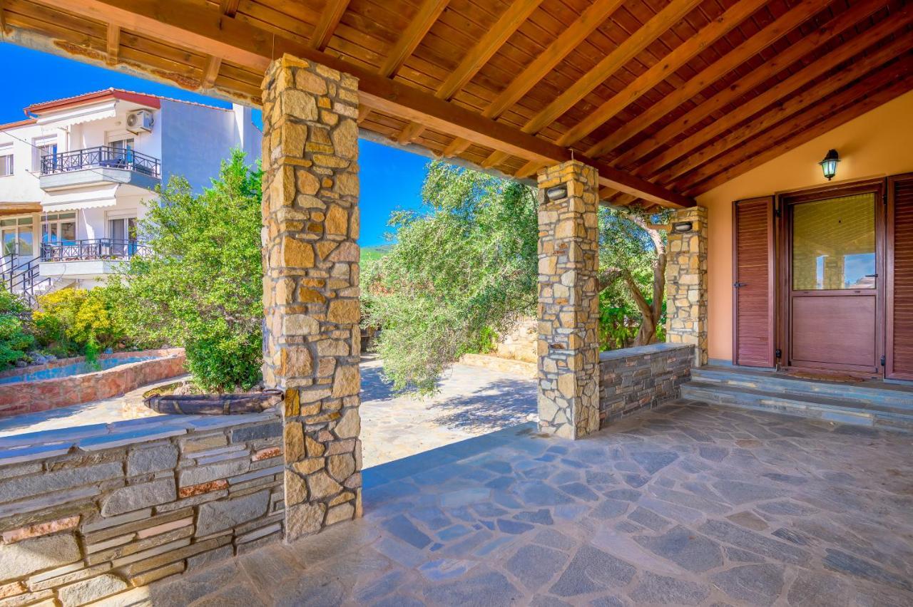 Luxurious Villa With Gorgeous View And Bbq Aleksandropolis Zewnętrze zdjęcie