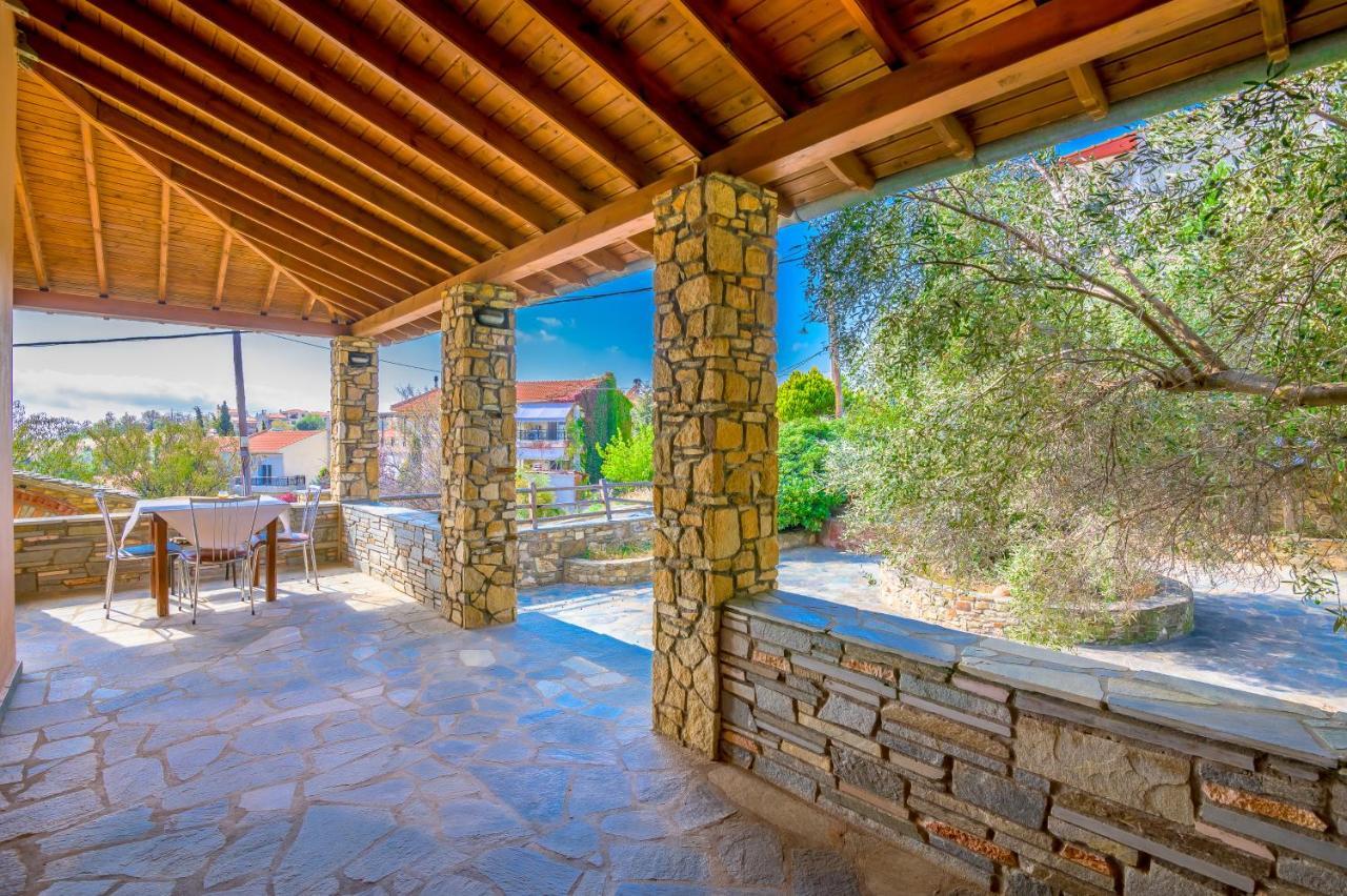 Luxurious Villa With Gorgeous View And Bbq Aleksandropolis Zewnętrze zdjęcie